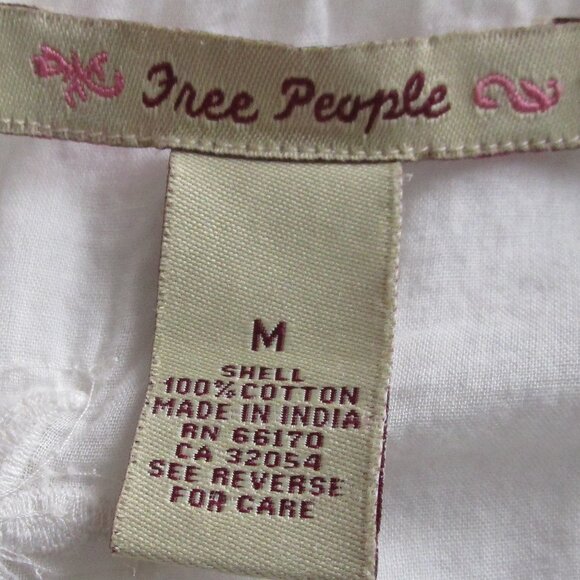 100% white cotton peasant blouse - Picture 8 of 8